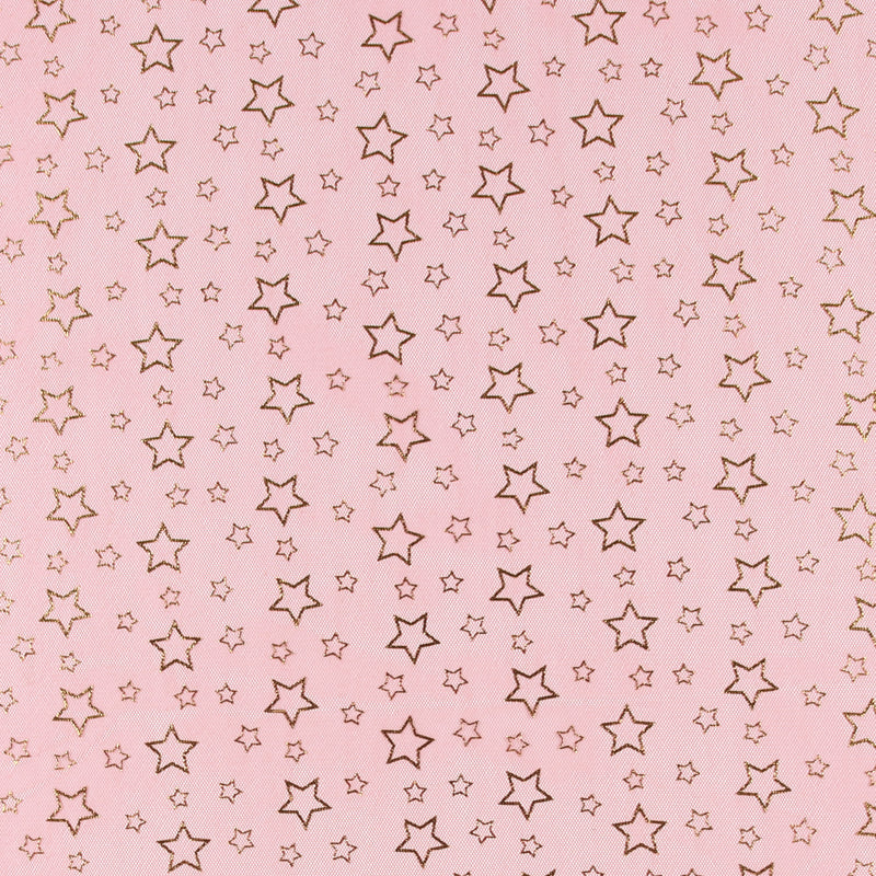 Tulle étoilé - Rouge/Or