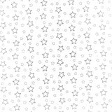 Tulle étoilé - Blanc/Argent