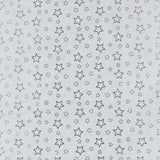 Tulle étoilé - Noir/Argent