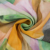 Printed Chiffon - ELEGANZA - 010 - Golden Yellow