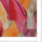 Printed Chiffon - ELEGANZA - 009 - Red Rose