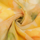 Printed Chiffon - ELEGANZA - 003 - Soft banana