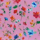 Chiffon Imprimé - ELEGANZA - 001 - Rose