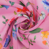 Chiffon Imprimé - ELEGANZA - 001 - Rose
