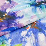 Printed Chiffon - ELEGANZA - 005 - Aqua