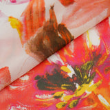 Printed Chiffon - ELEGANZA - 006 - Pink