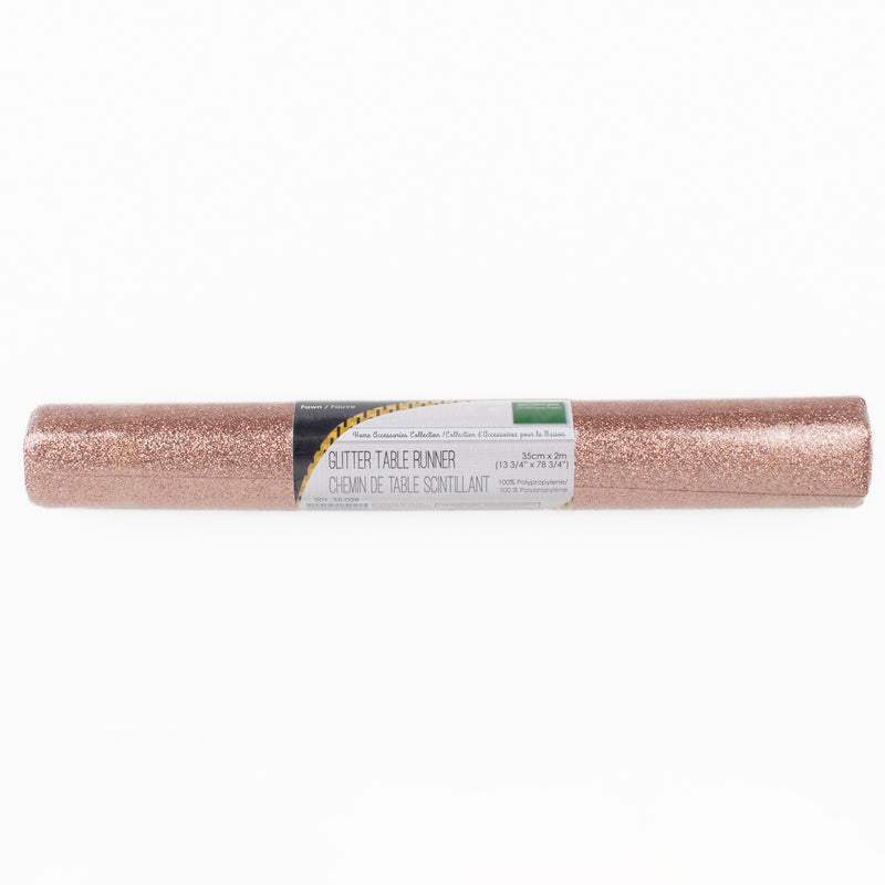 Glitter Table Runner - Fawn