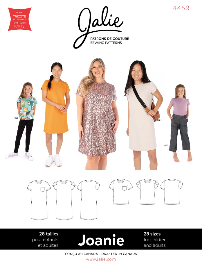 Jalie 4459 - JOANIE - Dress and T-Shirt