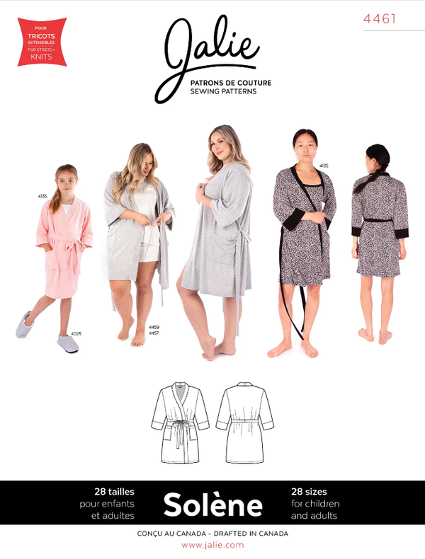 Jalie 4461 - SOLÈNE - Lounge Robe