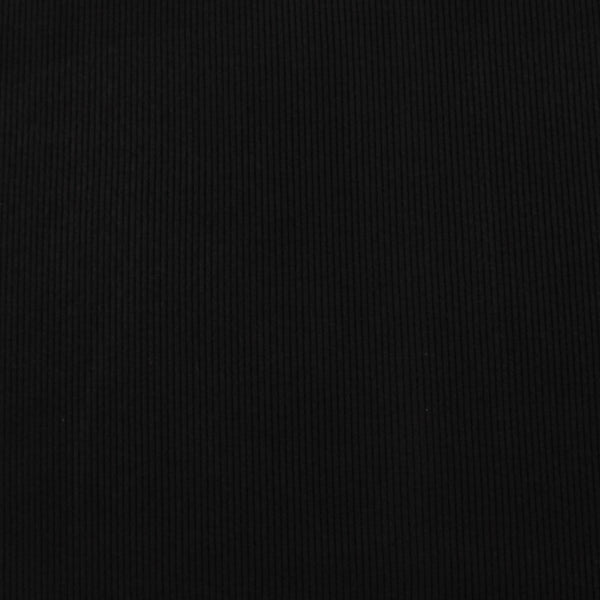Tricot côte - 2x2 - 002 - Noir