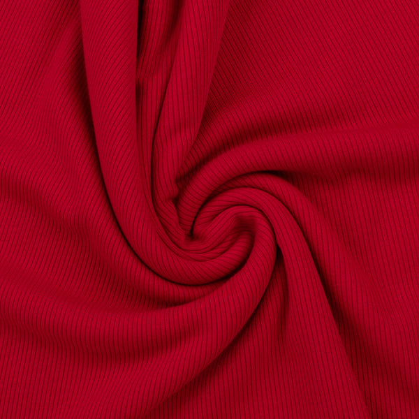 Tricot côte - 2x2 - 003 - Rouge