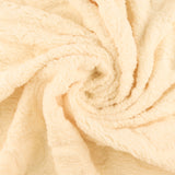Peluche avec endos Chenille - 010 - Ivoire