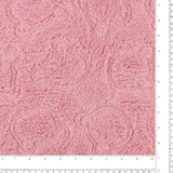 Peluche avec endos Chenille  - 435 - Rose