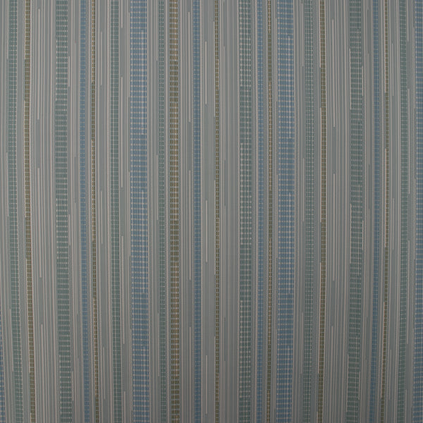 Upholstery Printed Vinyl - Stripe - Blue