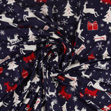 Holiday Brushed Knit - 003 - Indigo