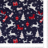 Holiday Brushed Knit - 003 - Indigo