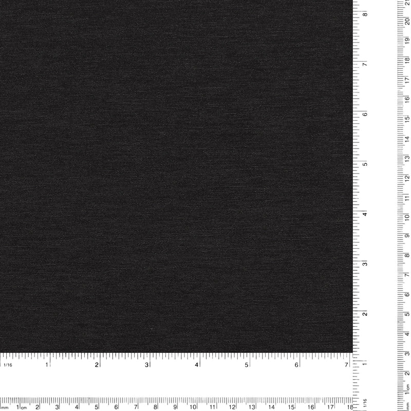 Tissu uni pour costume - DEVONSHIRE - 001 - Noir