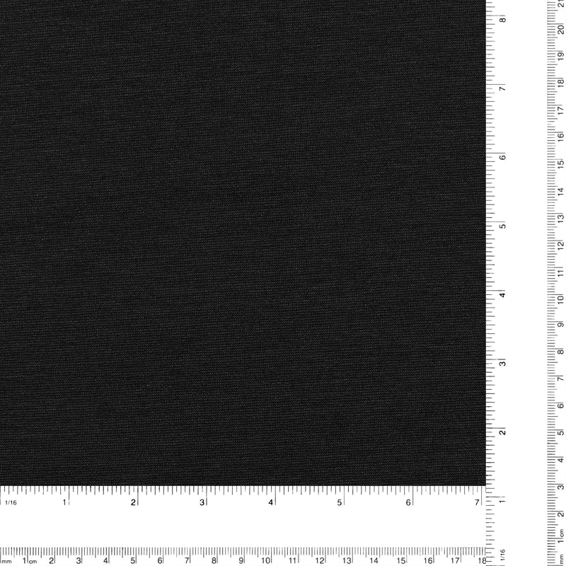 Tissu uni pour costume - DEVONSHIRE - 005 - Noir