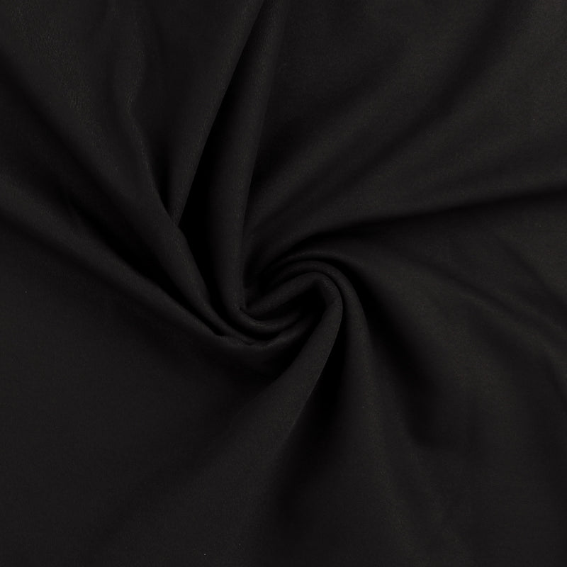 Tissu uni pour costume - DEVONSHIRE - 007 - Noir