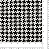 Tissu à carreaux pour costume - DEVONSHIRE - 008 - Noir et Blanc