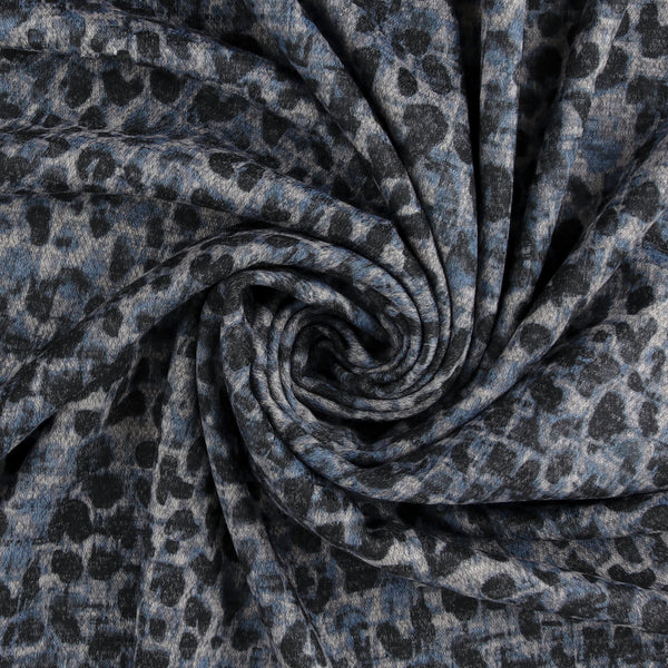 Printed Hacci Knit - NOVARA - 003 - Blue