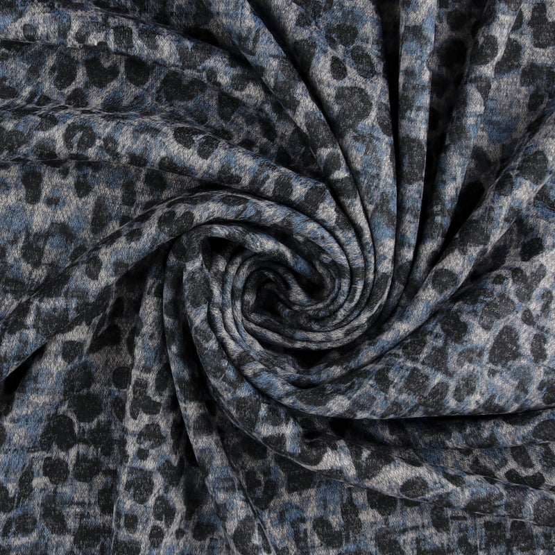 Printed Hacci Knit - NOVARA - 003 - Blue