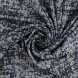 Tricot hacci Imprimé - NOVARA - 005 - Bleu