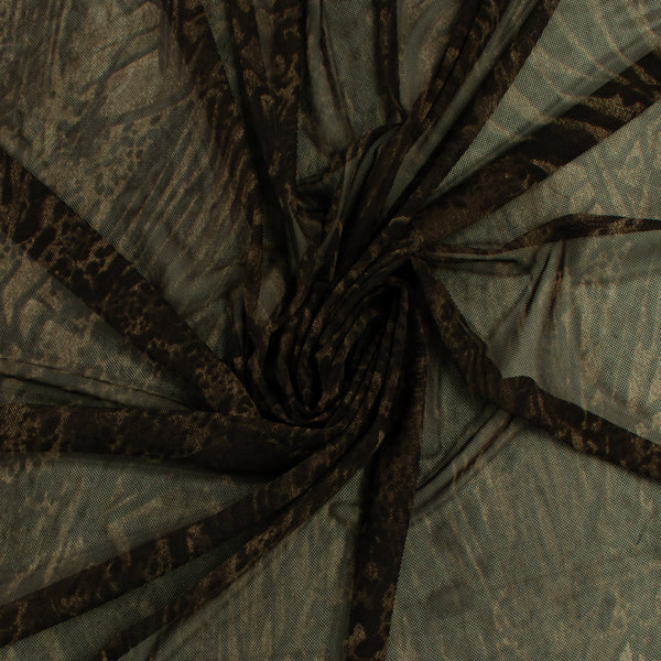 Printed Mesh - ARIELLE - 005 - Green