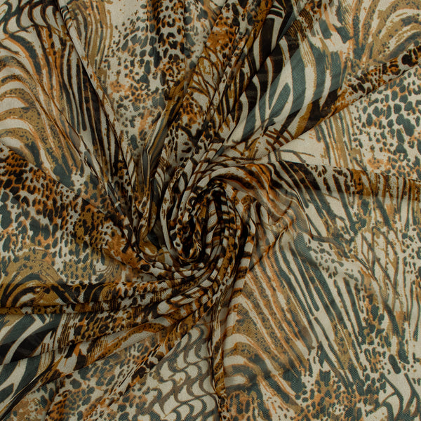 Printed Mesh - ARIELLE - 006 - Tan