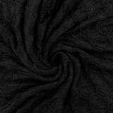 Scrunch Knit - FASHION EDIT - 006 - Black