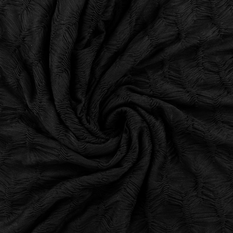 Scrunch Knit - FASHION EDIT - 006 - Black