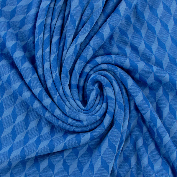 Printed 3D Knit - NOVARA - 003 - Blue