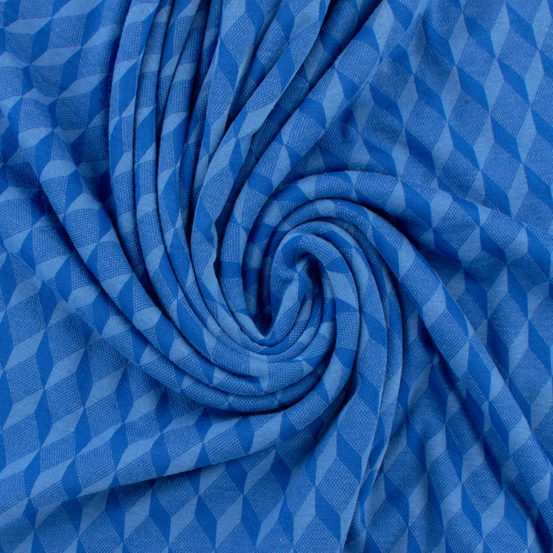 Printed 3D Knit - NOVARA - 003 - Blue