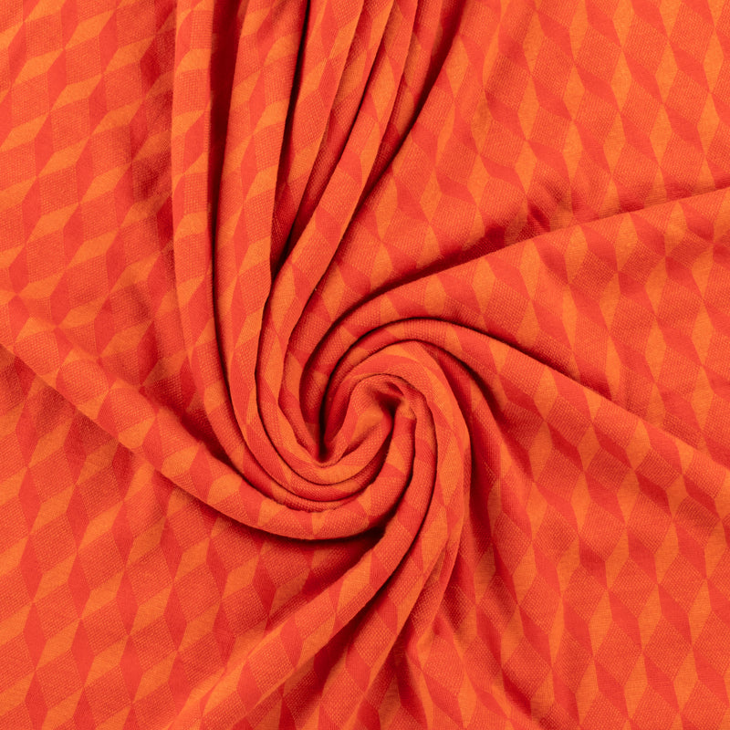 Printed 3D Knit - NOVARA - 004 - Orange