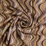 Printed Jacquard Knit - NOVARA - 001 - Light Brown