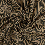 Printed Jacquard Knit - NOVARA - 002 - Brown