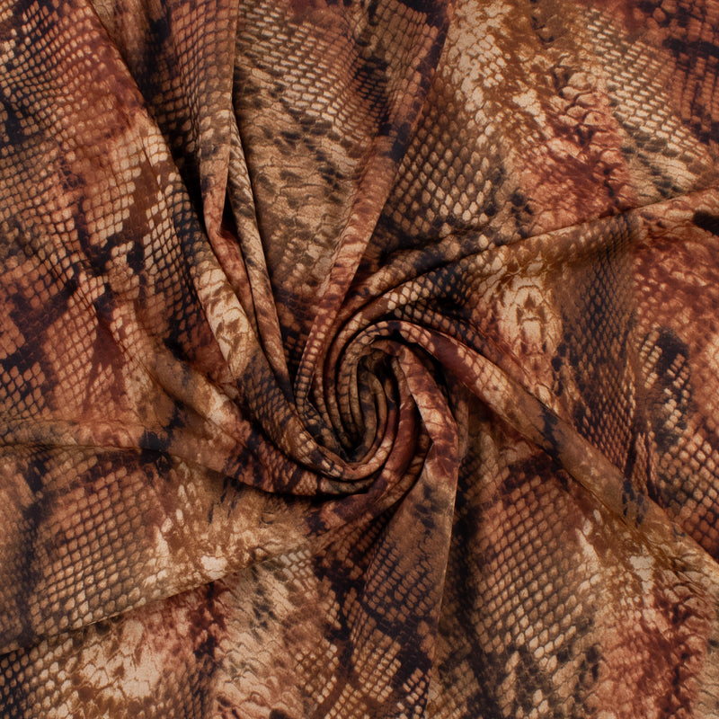 Printed knit - ROTTERDAM - 001 - Rust