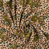 Printed Crepe - ROTTERDAM - 002 - Coral