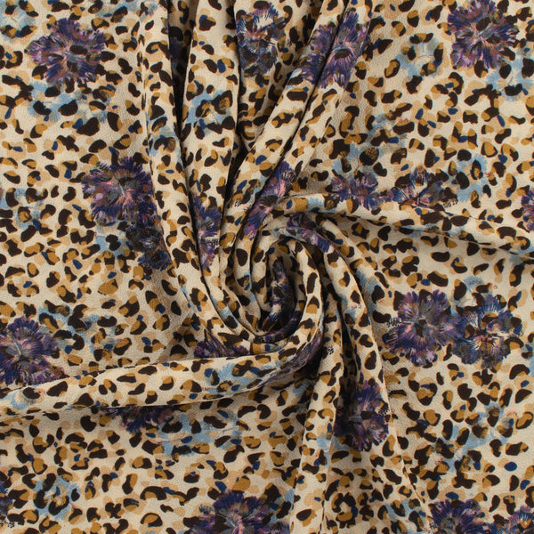 Printed Crepe - ROTTERDAM - 003 - Beige