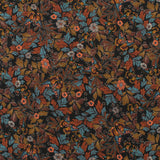 Printed Crepe - ROTTERDAM - 007 - Black & Teal