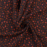 Printed Poly Crepe - ROTTERDAM - 002 - Black