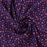 Printed Poly Crepe - ROTTERDAM - 003 - Navy