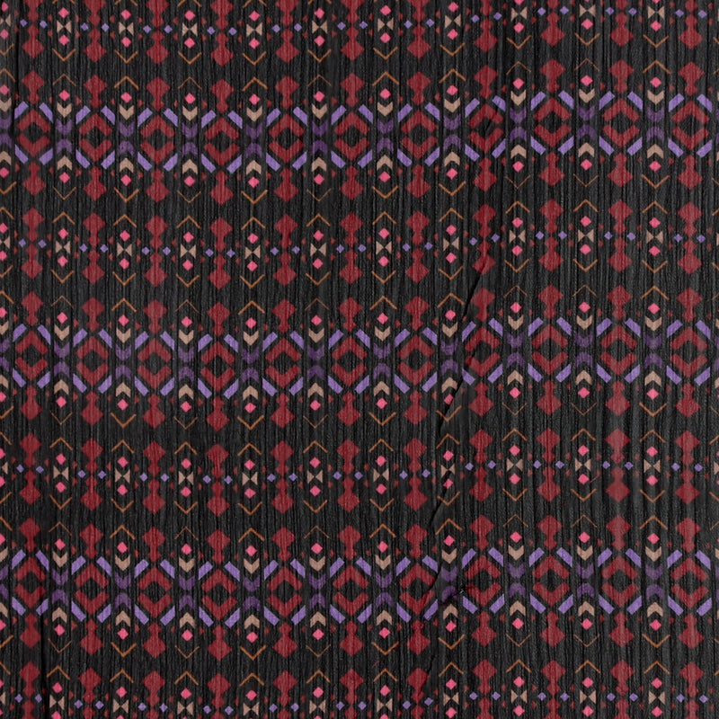 Printed Chiffon - ROTTERDAM - 002 - Black