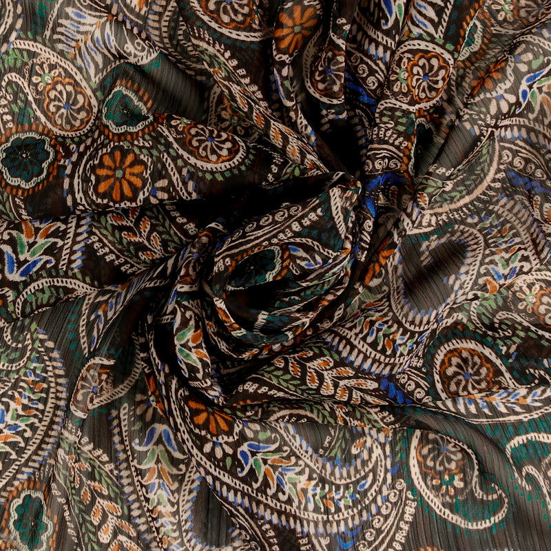 Printed Chiffon - ROTTERDAM - 005 - Green