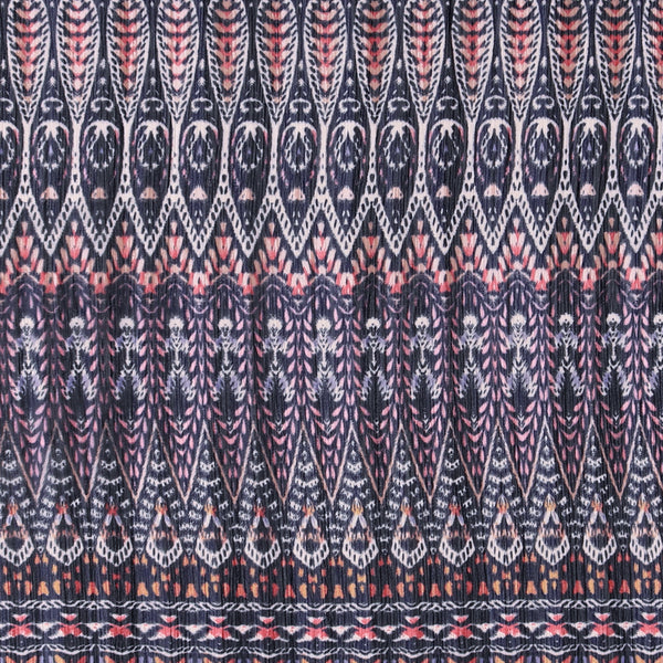 Printed Chiffon - ROTTERDAM - 008 - Navy