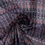 Printed Chiffon - ROTTERDAM - 008 - Navy