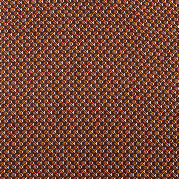 Printed Viscose - ROTTERDAM - 001 - Brown