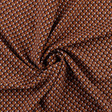 Printed Viscose - ROTTERDAM - 001 - Brown
