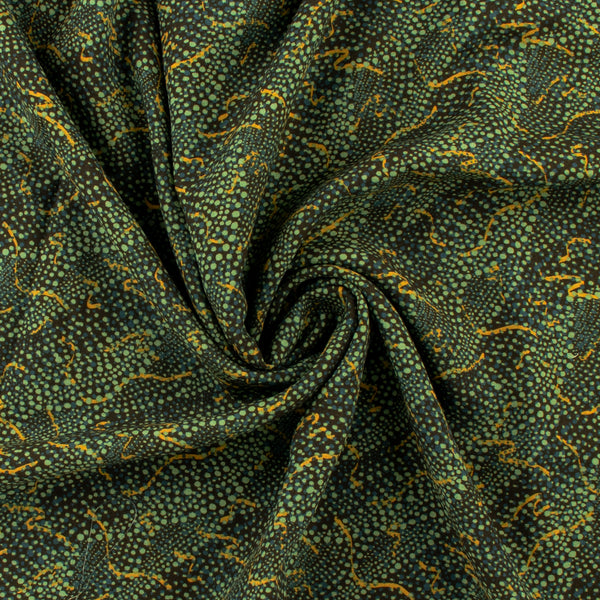 Printed Viscose - ROTTERDAM - 004 - Green