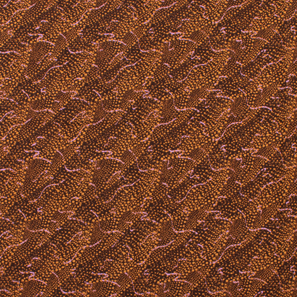 Printed Viscose - ROTTERDAM - 005 - Brown